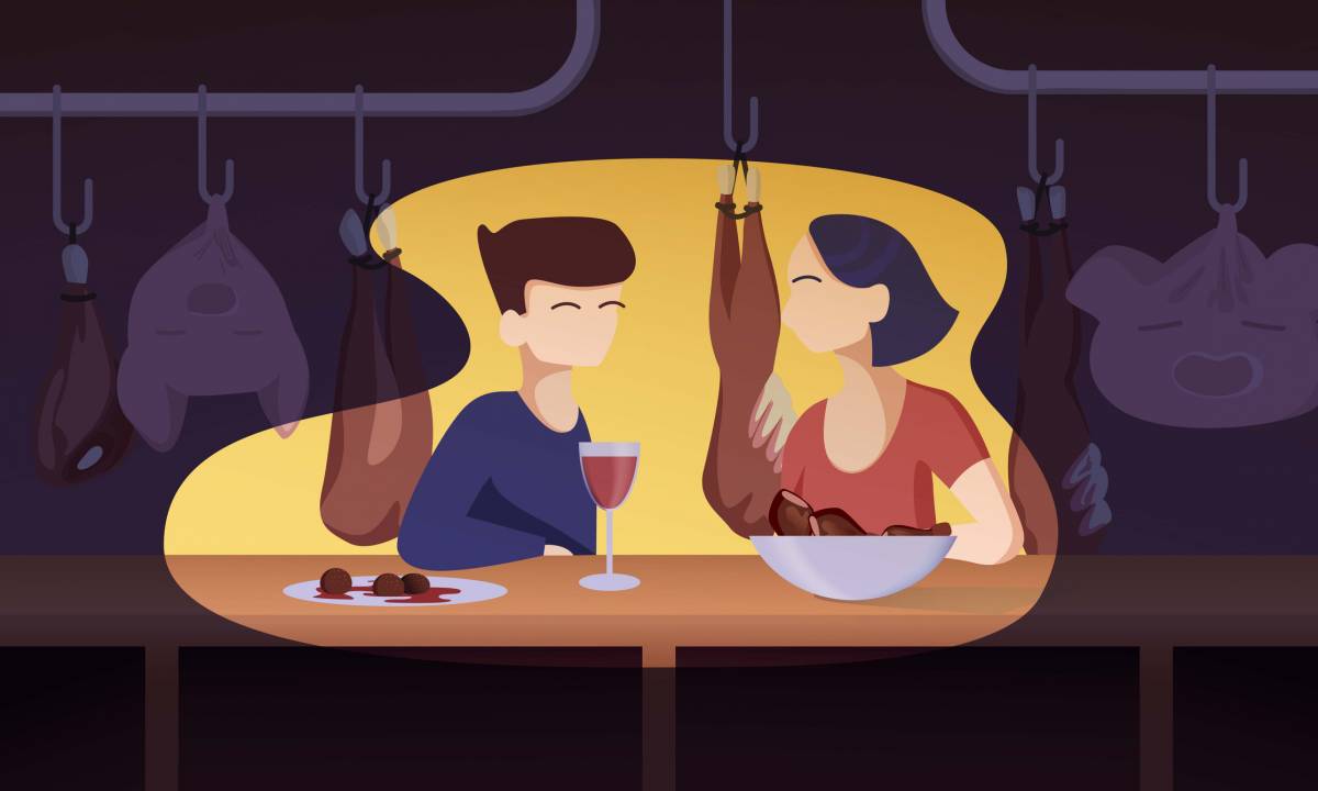 restaurant dans le noir