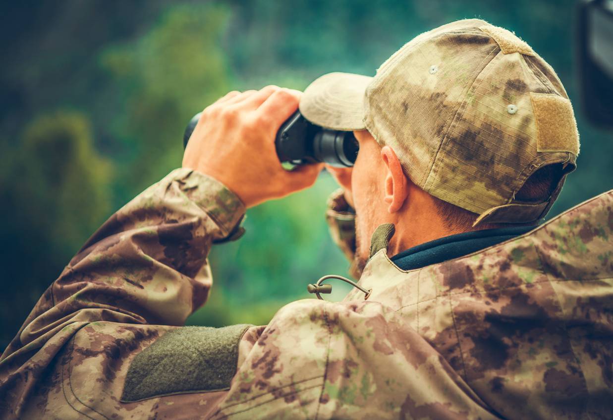 chasseur jumelles