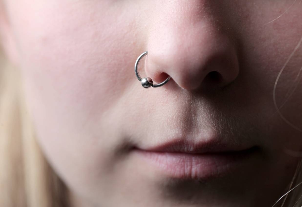 piercing au nez
