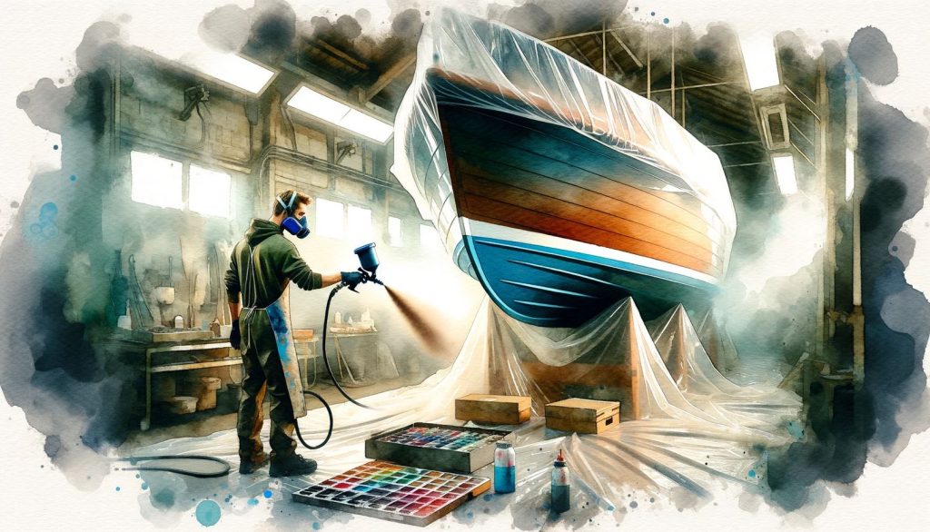 peinture bateau