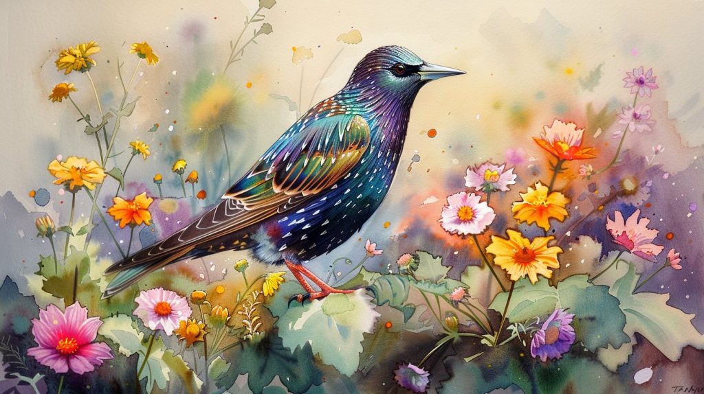 Étourneau dans le jardin : que faut-il savoir ?
