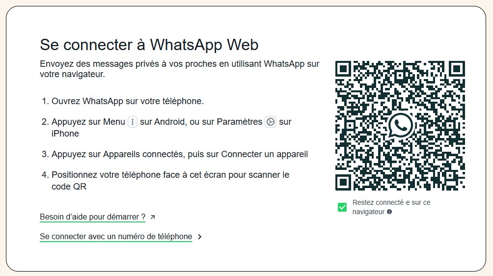 WhatsApp : comment utiliser WhatsApp Web ?