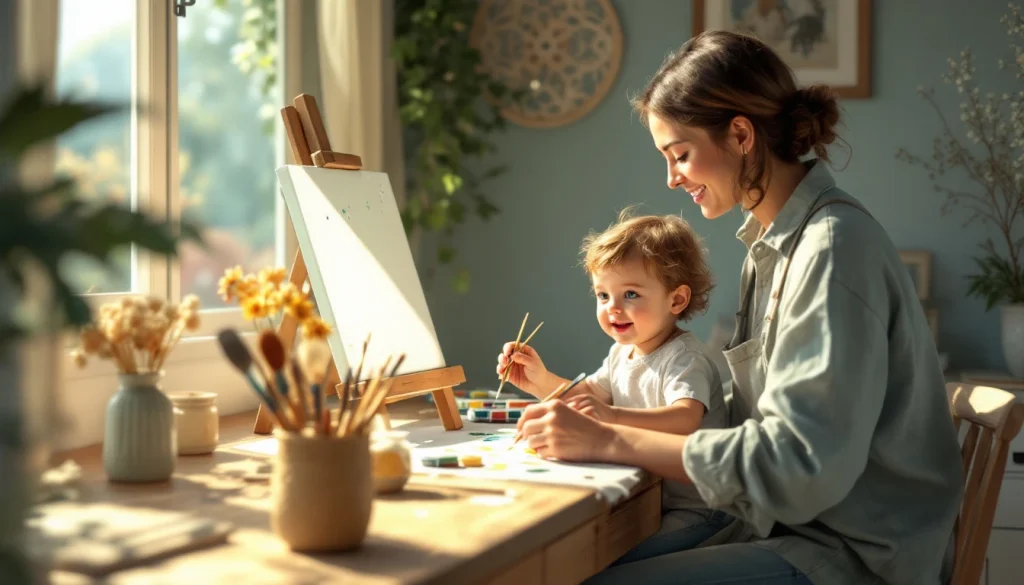 Faire de la peinture sans salir : astuces pour parents et enfants