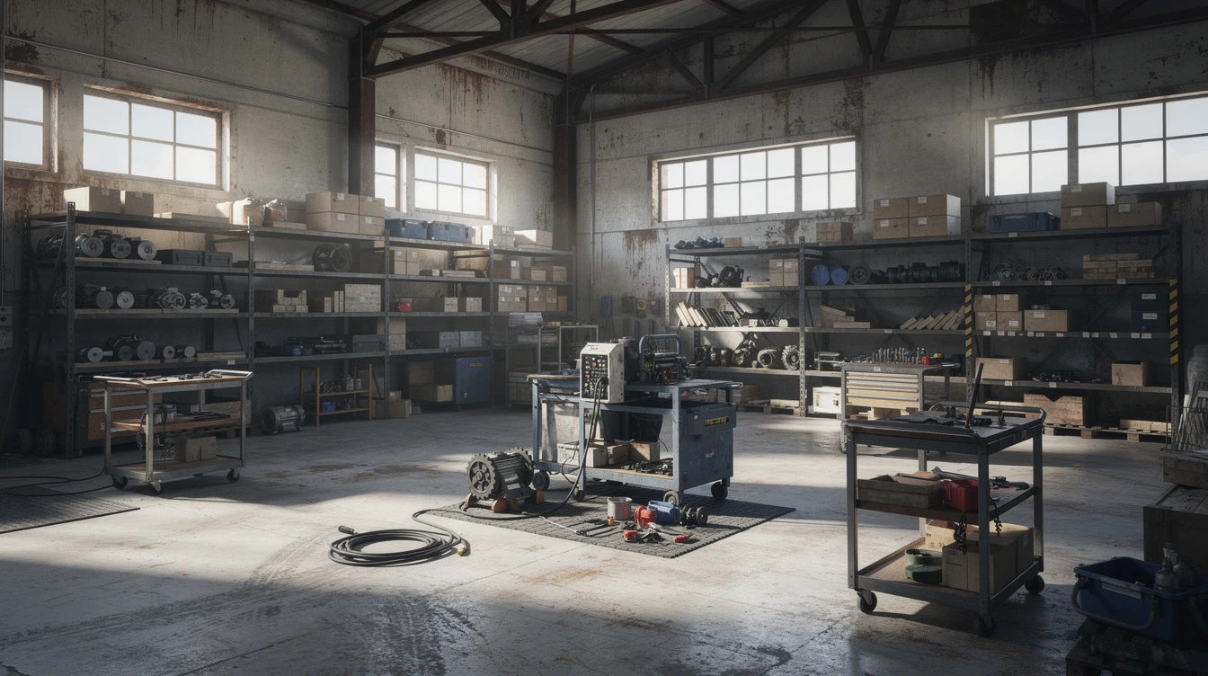 rafraîchir un entrepôt industriel