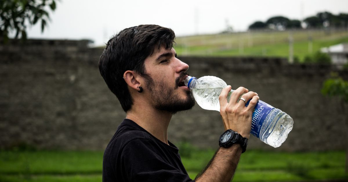 Gourde d'eau pour s'hydrater